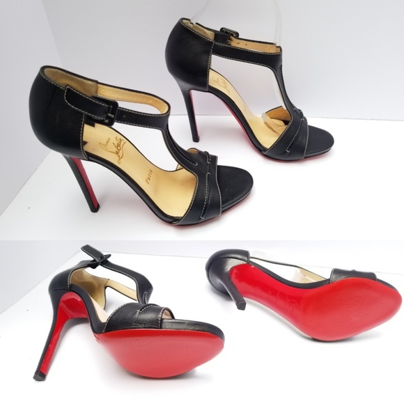 Authentic Christian Louboutin sandals size 38 1/2 - Picture 1 of 8